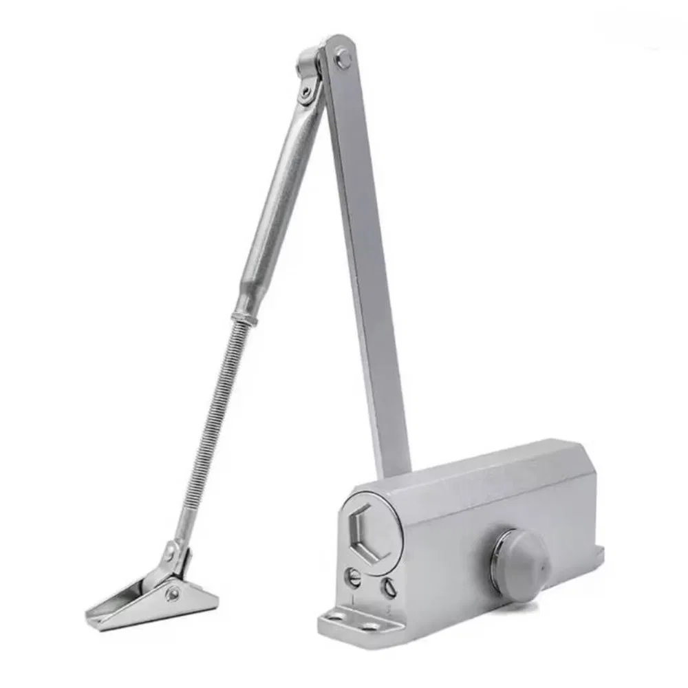Ferme-porte hydraulique pour portes coulissantes, fermeture automatique silencieuse, résistant au feu, taille moyenne, fonctionnement fluide_voghion.com