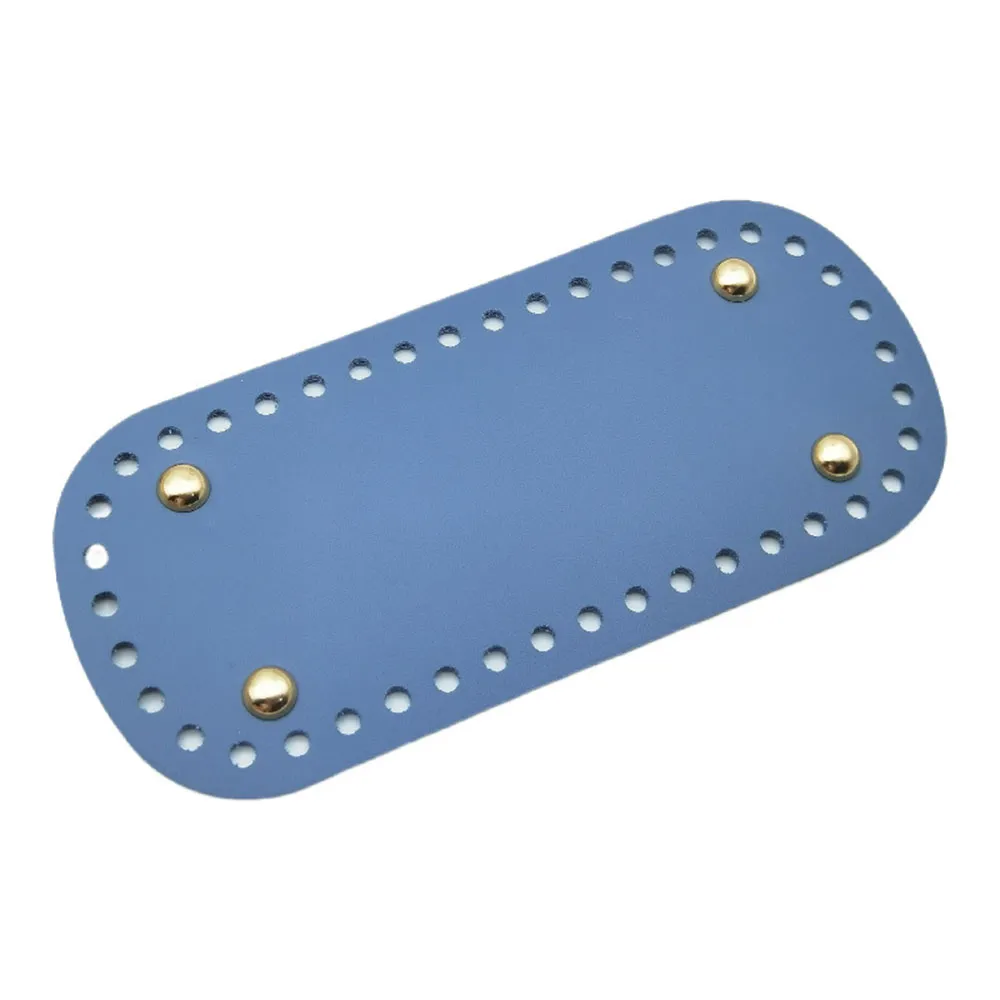 18*8cm Long For Knitted PU Leather Base Handmade With Holes DIY Crochet Bag Bottom Accessories 2023_voghion.com