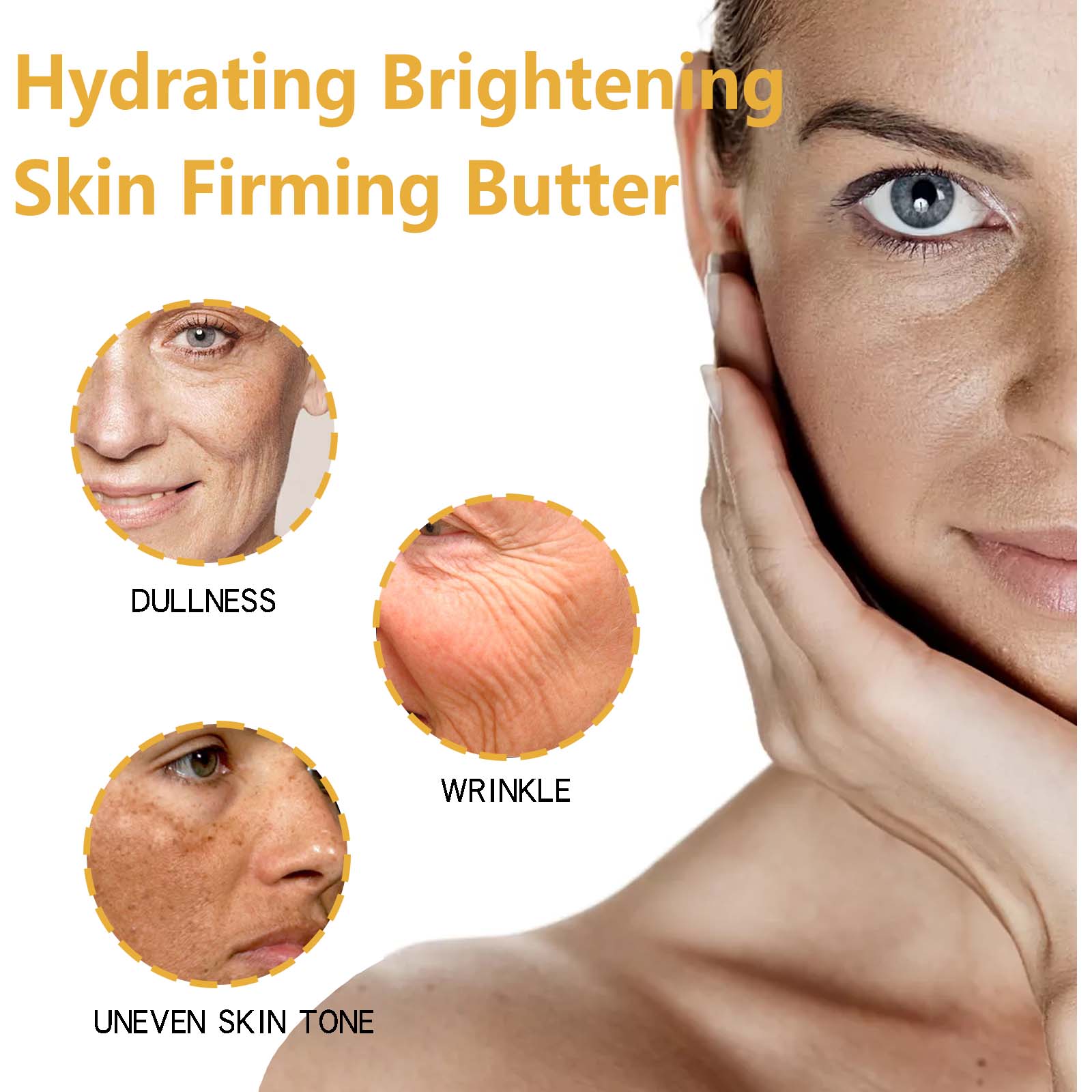 Eelhoe Turmeric Firming Cream Reduces Wrinkles, Firming Facial Skin And Hydrating Anti-Wrinkle Cream_voghion.com