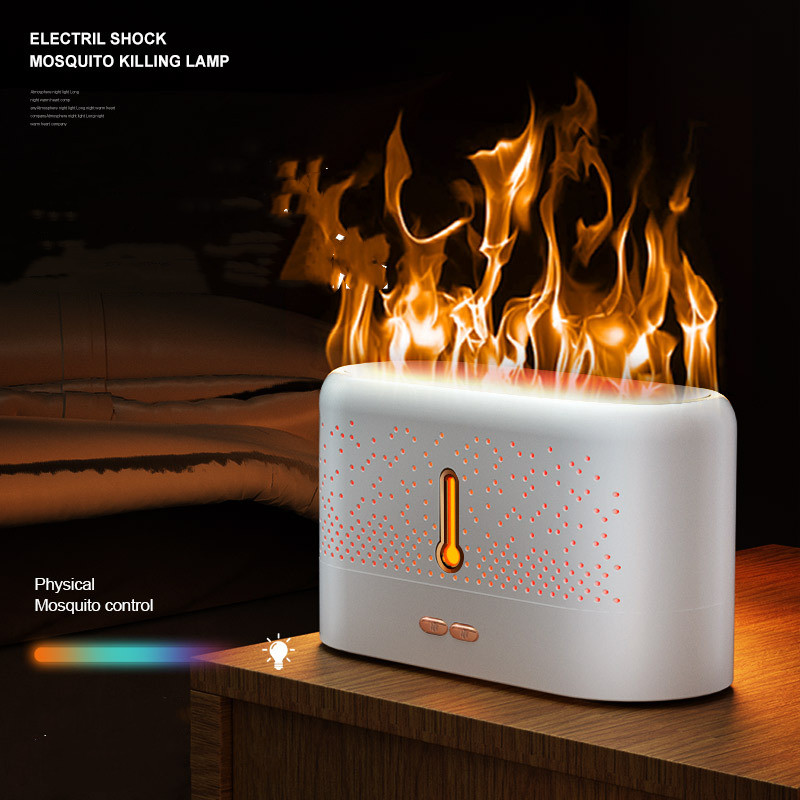 Flammlampa Luftfuktare Eterisk Olja Aromdiffusor Fritt Filter Ultraljud Aromaterapidiffusor Luftfuktare För Hemmet Ny_voghion.com