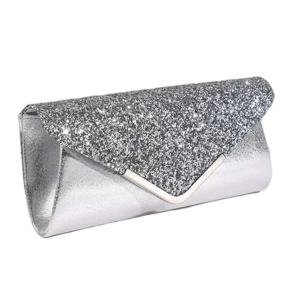 Womens envelope evening chain shoulder bag sparkg banquet ps wallet womens wedding party clutch mini handbag Y241019_voghion.com