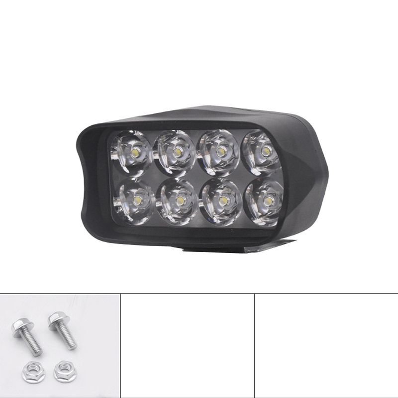 1 τεμ Ηλεκτρονικό ποδήλατο 12V-80V Μπροστινό φως μοτοσυκλέτα ηλεκτρικό ποδήλατο LED Προβολέας Super Bright Τρίκυκλο Φωτιστικό 8/12/16 Led Bicycle_voghion.com