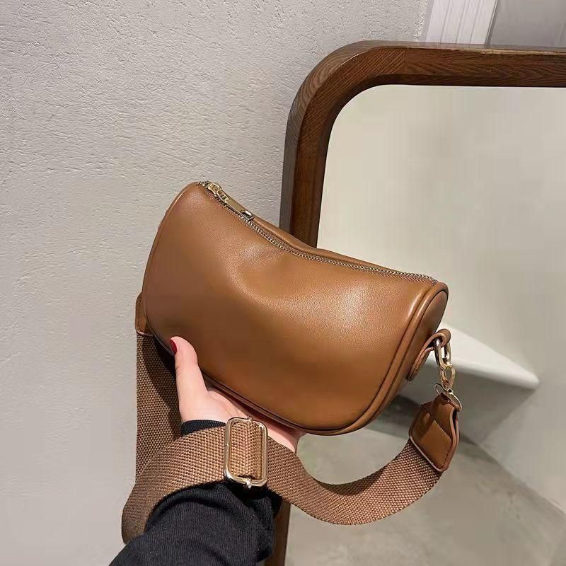 Semplice ed elegante borsa a tracolla monospalla Ins Niche da donna, nuova, autunno e inverno, morbida superficie, strutturata,_voghion.com