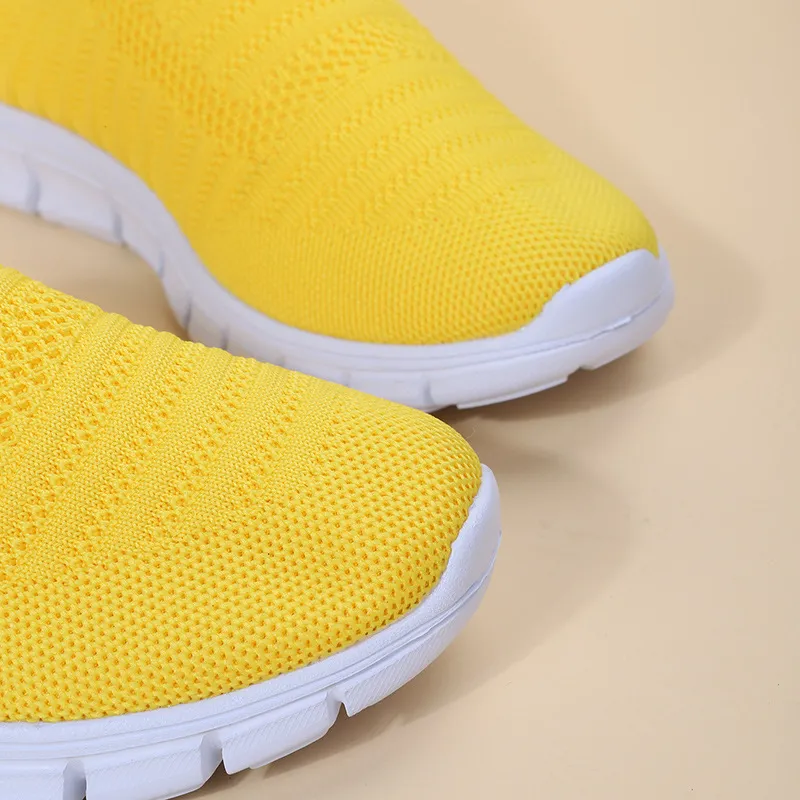 Sneakers da camminata donna traspiranti con suola platform_voghion.com