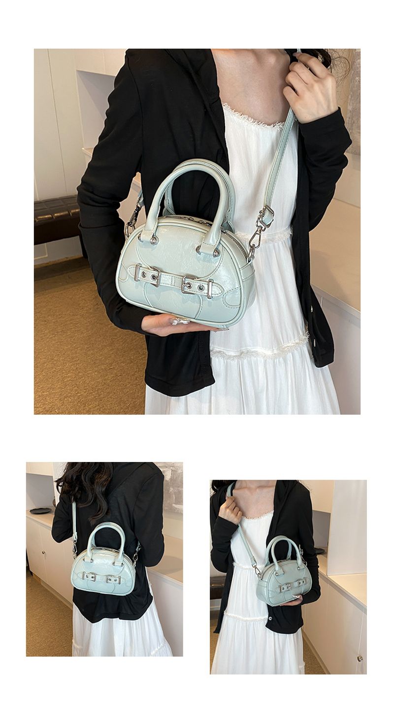 Modische Bowlingtasche zum Miehmen für Damen im Sommer 2024, neue, einfache und vielseitige Umhän,_voghion.com