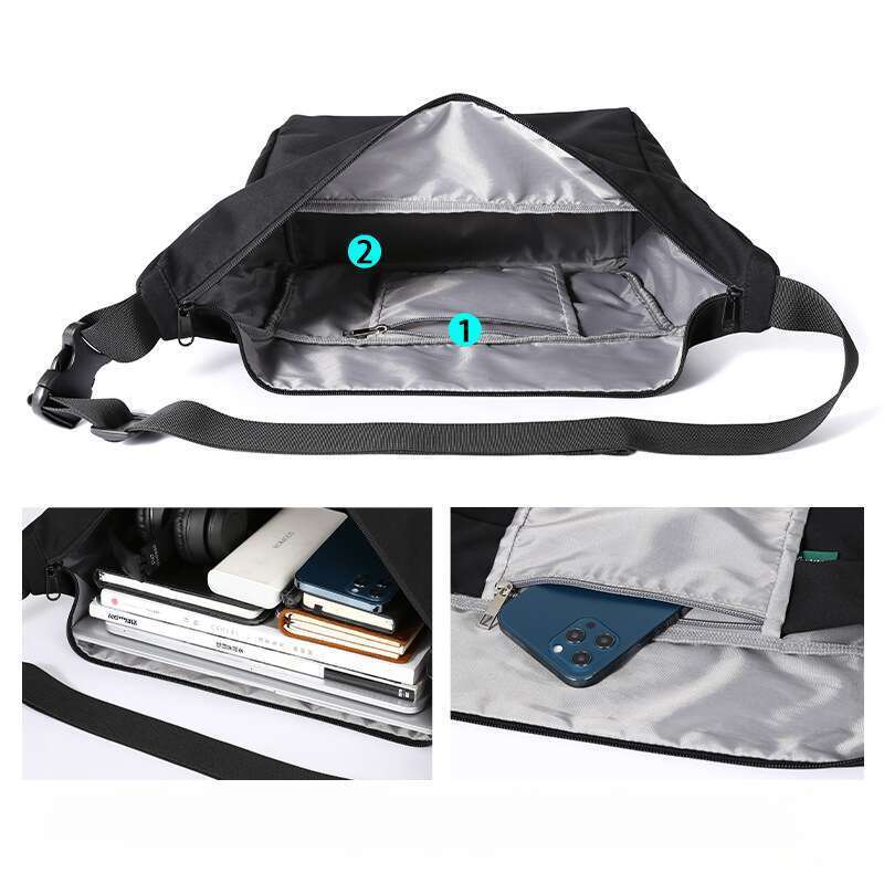 Crossbody And Simple Shoulder College Students, Large Capacity Sports, Trendy Brand Crossbody For Men, Casual Bag_voghion.com