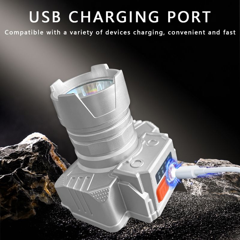 Novo snažno LED svjetlo za daljinsko osvjetljenje, super svijetlo za ribolov na otvorenom, USB punjenje, za mine_voghion.com