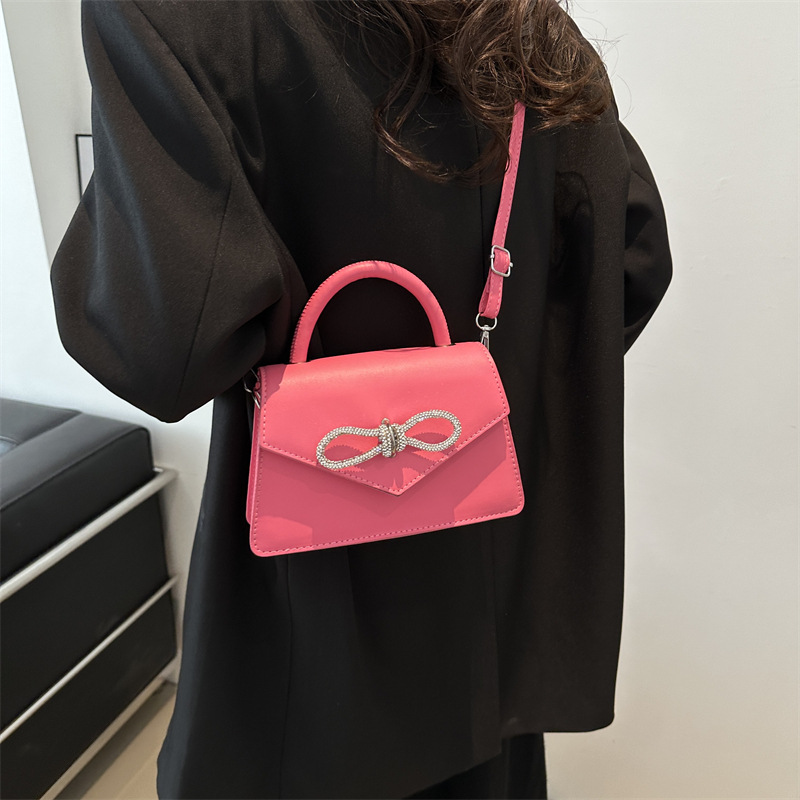 Elegante borsa a tracolla da donna con fiocco - versatile handbag_voghion.com