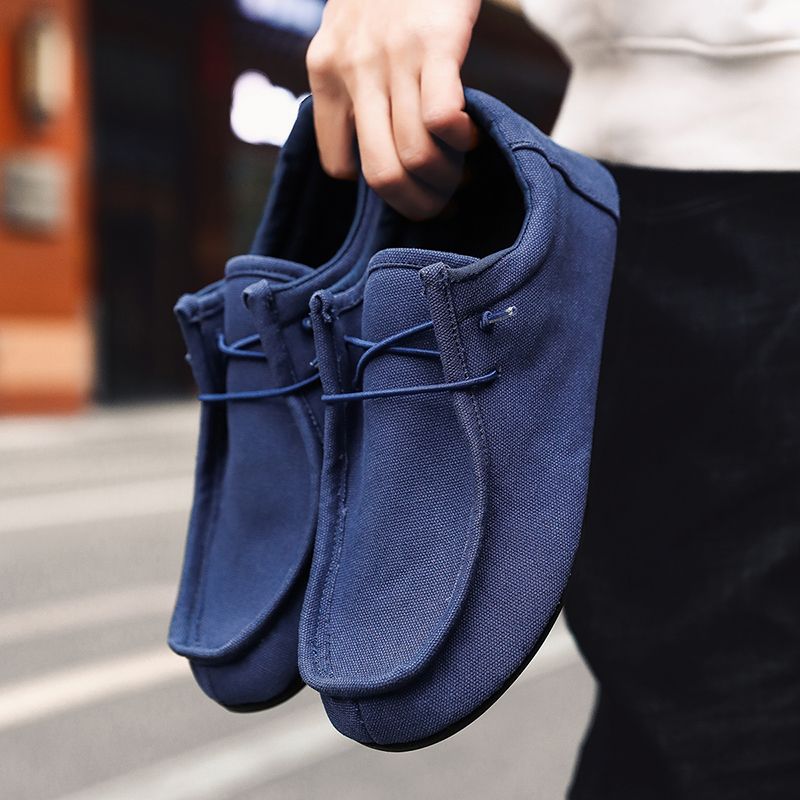 MAEDEF Man's Sneakers Canvas Flats Male Summer Casual for Men High Quality Loafers 2024 Walking Driving Mens Shoes_voghion.com