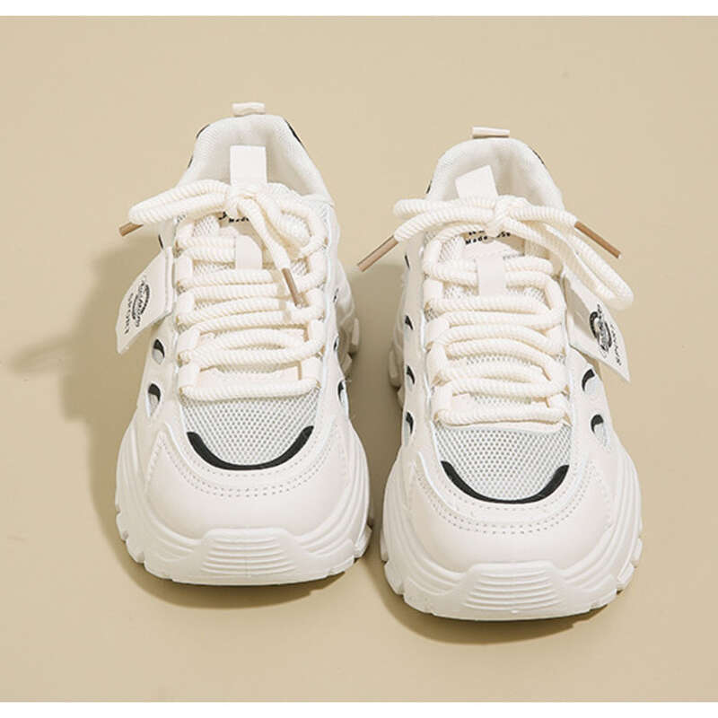 Ins koreansk version New Dad For Women 2025 Forår Student Sports Løbesko med tyk sål og øget_voghion.com