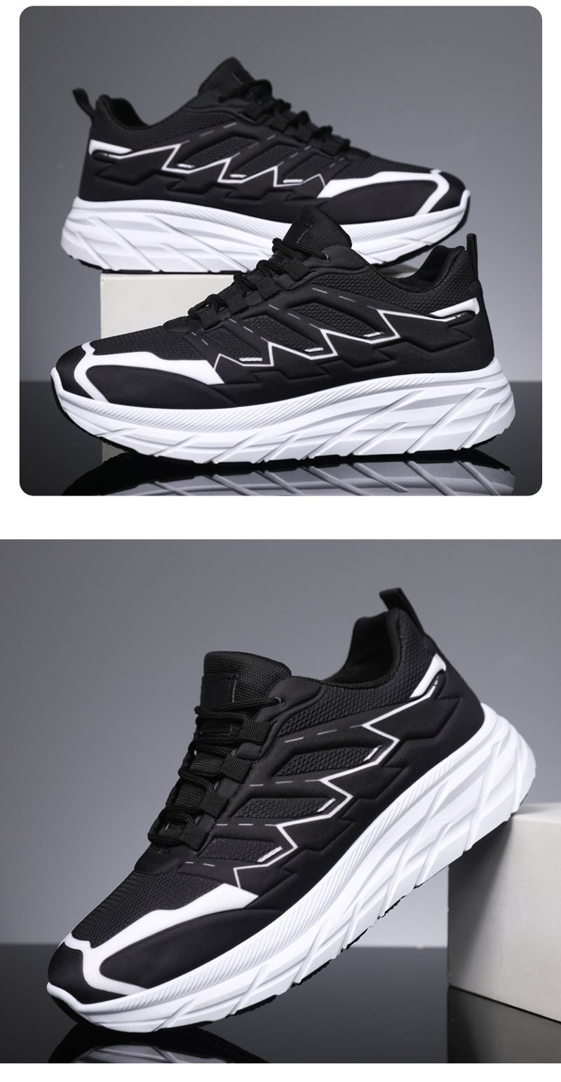 Frühling Neue 2024 Outdoor Bergsteigen Herren Freizeit Sport Leichte Laufschuhe Atmungsaktiv Dicke Sohle Papa Schuhe_voghion.com