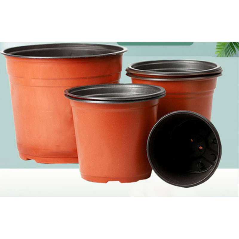 Dispozitiv de control al rădăcinilor răsadurilor din plastic bicolor suculent, recipient pentru flori din plastic moale, ghiveci de plante_voghion.com