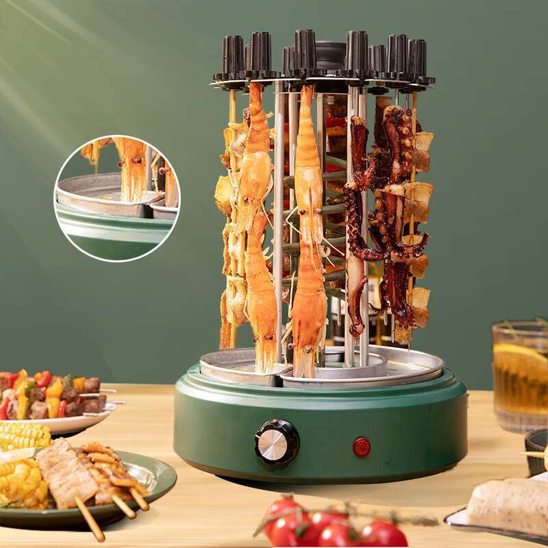 [94% gunstig vurdering] Grillovn, Elektrisk Grill String Grillmaskine, Røgfri, Fuldautomatisk Rotation,_voghion.com