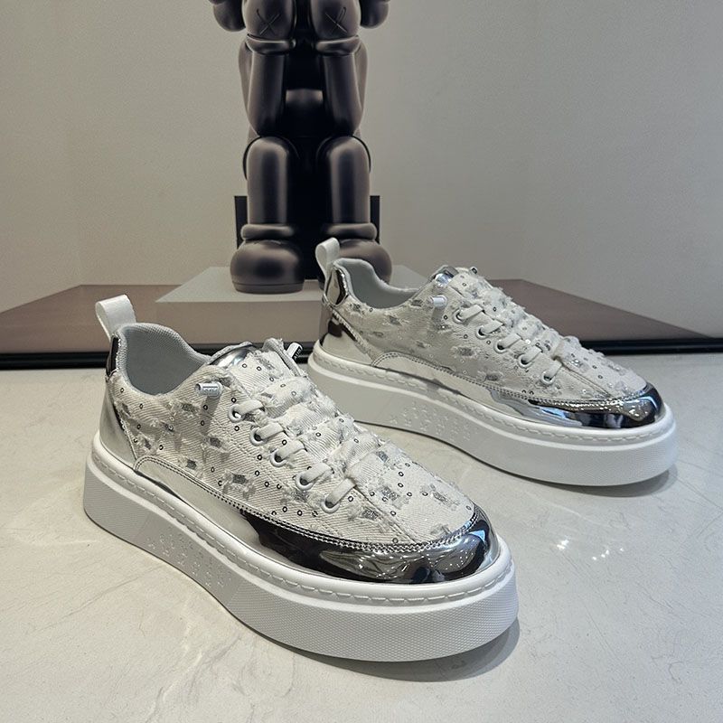 Sommer Neue Songgao Fashion Lazy mit Stoffoberflächenperforation Vielseitige Casual für Herren 2024 Trendy Board Schuhe_voghion.com