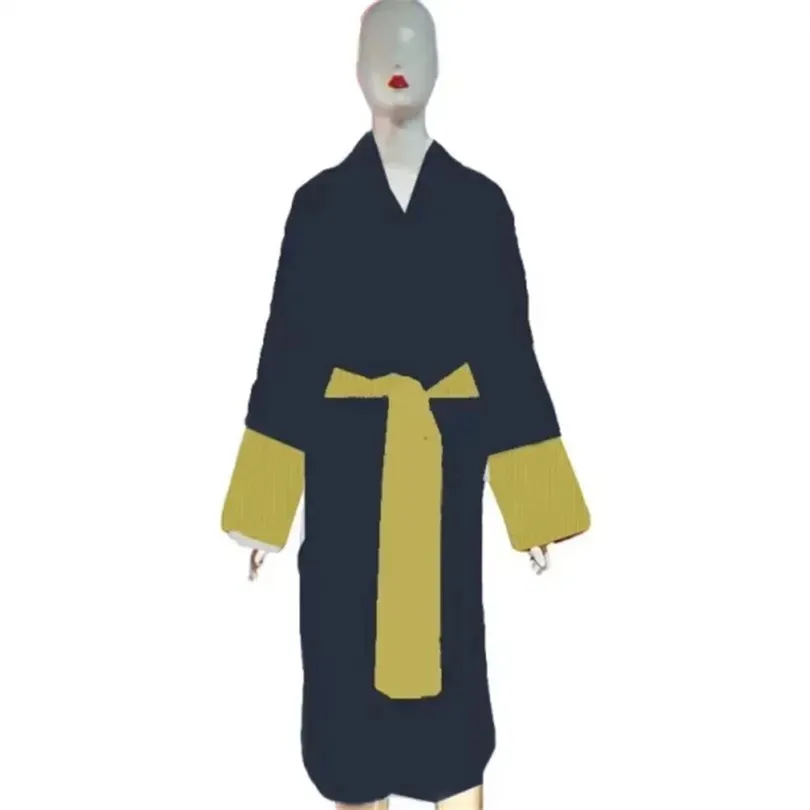 Accappatoio da notte di alta qualità in cotone per donna e uomo, traspirante, 2025_voghion.com