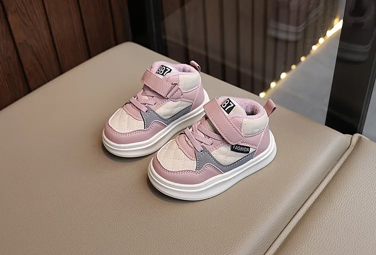 Zapatillas deportivas de invierno 2025 para niños y niñas, informales, antideslizantes, de Littlesprouts, para baloncesto._voghion.com