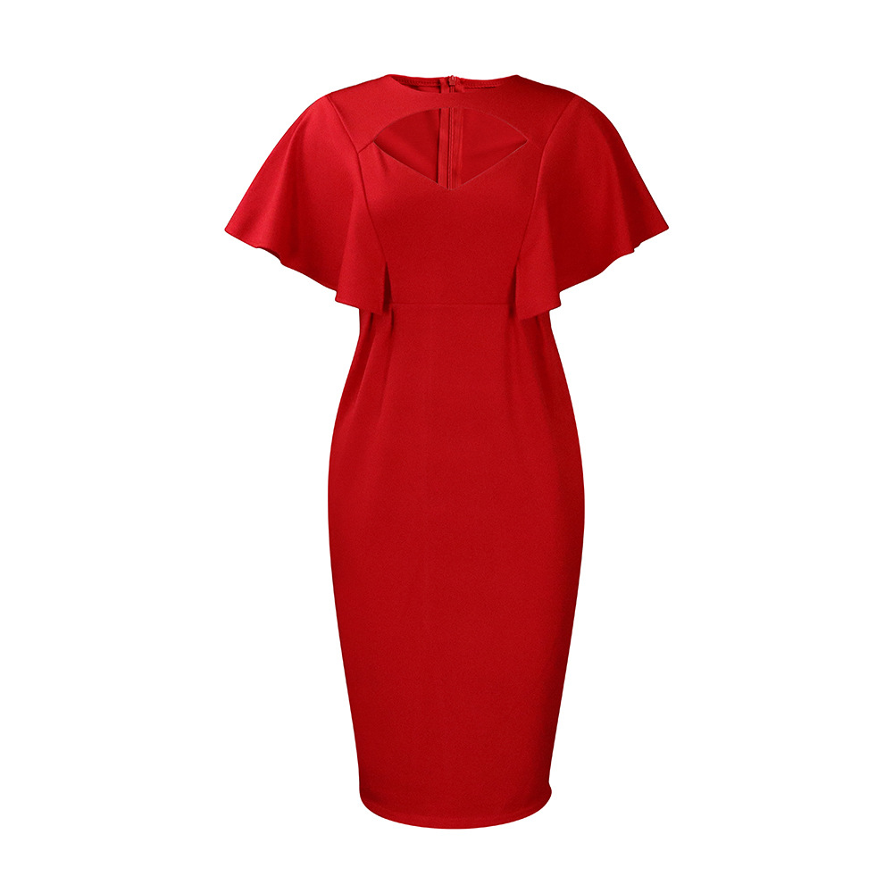 Abbigliamento donna 2023 Nuovo temperamento Tongle Hip Bag Professionale Gonna a tubino Abito_voghion.com