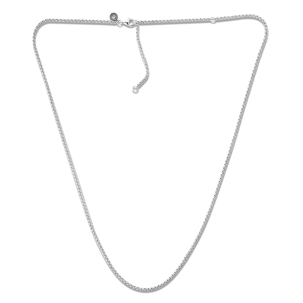 Αλυσίδες Rolo Αλυσίδα Κολιέ Κολιέ Collier Πρωτότυπα Κολιέ Sier από Ασήμι για Γυναίκες Δώρο για Πάρτι Γυναικεία Κοσμήματα_voghion.com