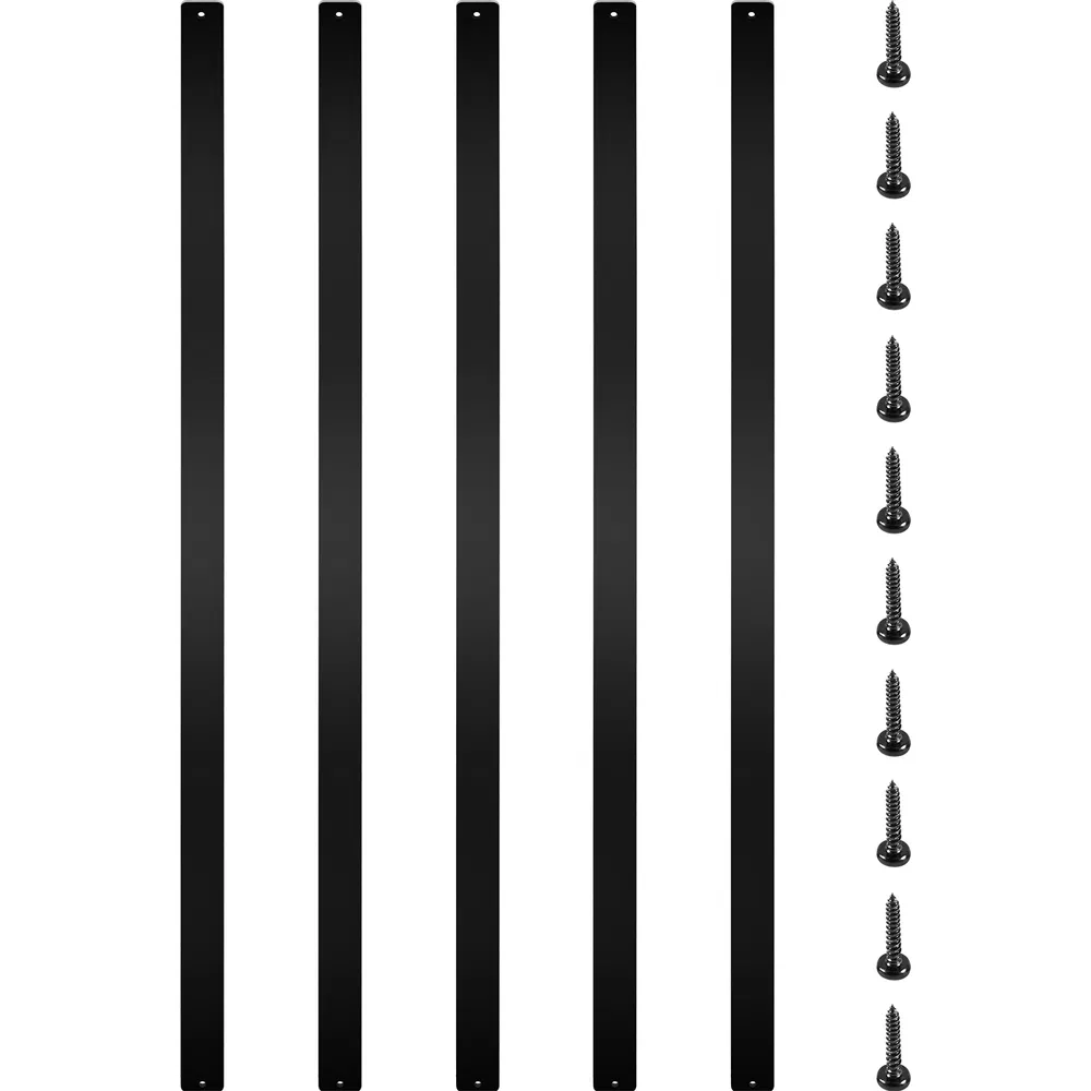 Deck Balusters Metal Deck Spindles 76 Pack 29.5' Aluminum Alloy Railing_voghion.com