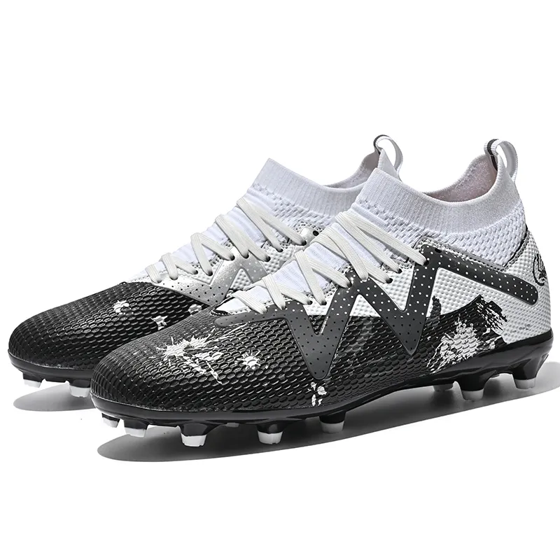 Soccer Shoes Men Kids Professional Football Boot Grass Outdoor Non-Slip Breathable Multicolor Trainning Sneakers Size_voghion.com