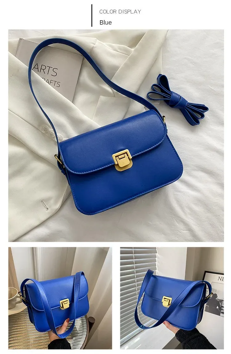 Designer Shoulder Bags Womens 2024 Messenger Bag in Preppy Style - High-Quality Vintage Envelope Briefcase Handbag_voghion.com