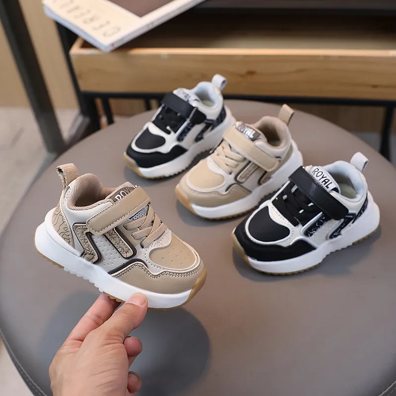 Baskets antidérapantes pour enfants, chaussures d'extérieur décontractées pour filles et garçons, mode printemps-automne 2025, tailles 22 -_voghion.com