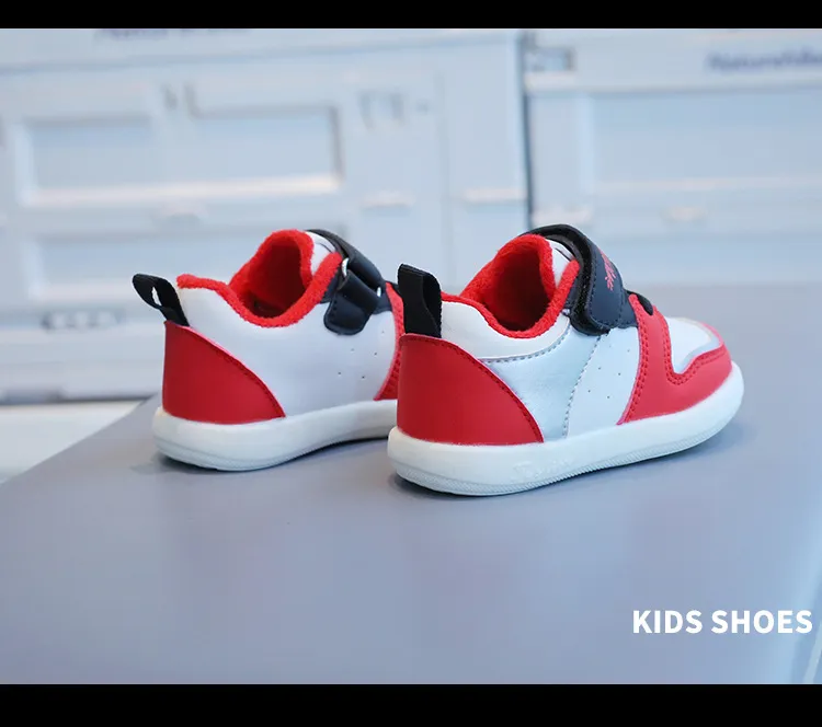 Toddler Shoes Baby Kids Winter Cotton Casual Sneakers Thick Warm Anti-slip First Step Footwear Cutefeet Trainers For_voghion.com