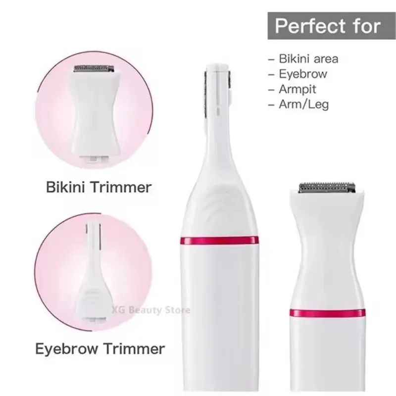 Multifunction 5 In 1 Electric Epilator Spiliter Trimmer Tools Women Hair Remover Shaver Razor For Eyebrow Underarm_voghion.com