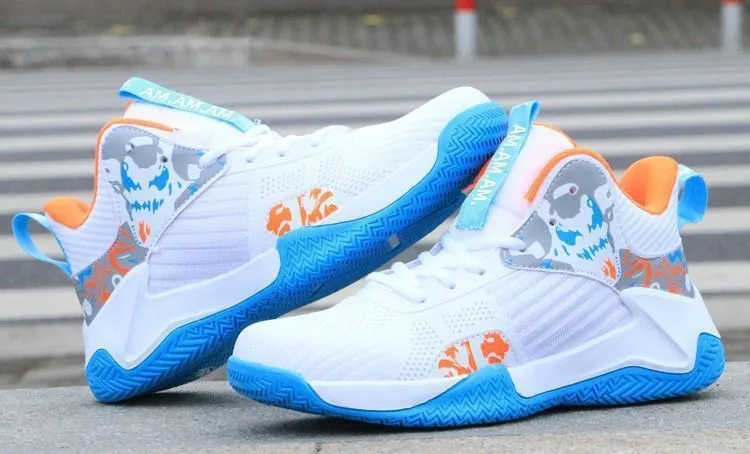 Basketball Summer Breathable New Trendy Fashionable Thick Sole Student Casual Running Men's Sports Shoes Lhshoe_desvips.com