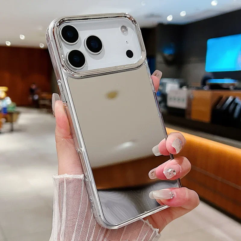 Luxury Mirror Phone Case For Iphone Shockproof Protective Cover_voghion.com