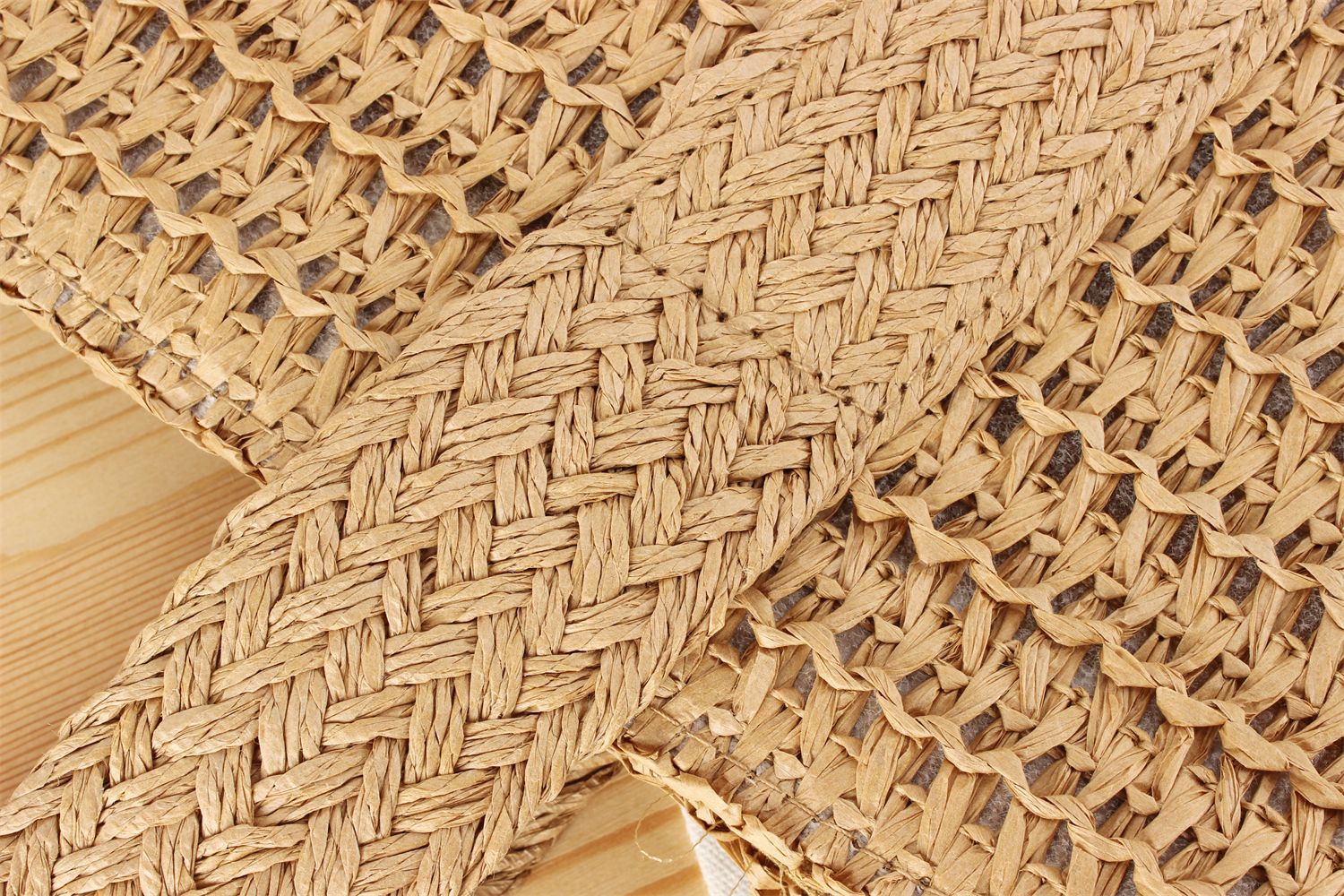 Borsa di paglia di grande capacità per le vacanze al mare Borsa tote Borsa a tracolla semplice ed avanzata per il tempo libero_voghion.com