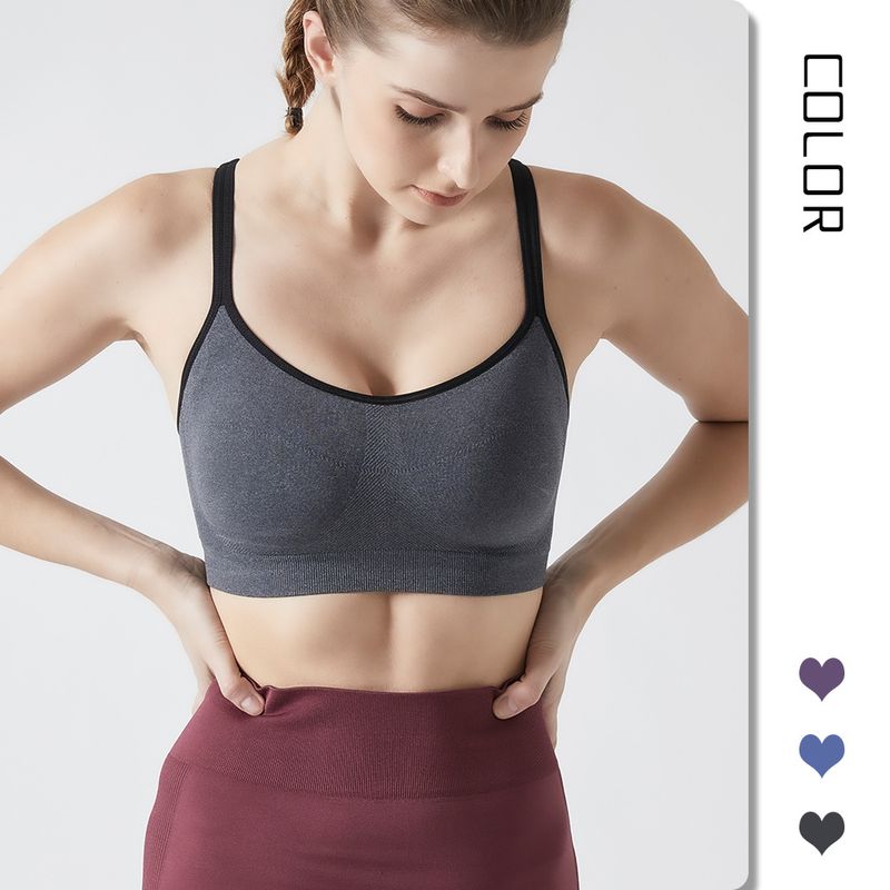 Wearing Yoga Sports Underwear For Women's Summer Fiess Running, With Moisture Absorbing And Shock-absorbing Straps To_voghion.com