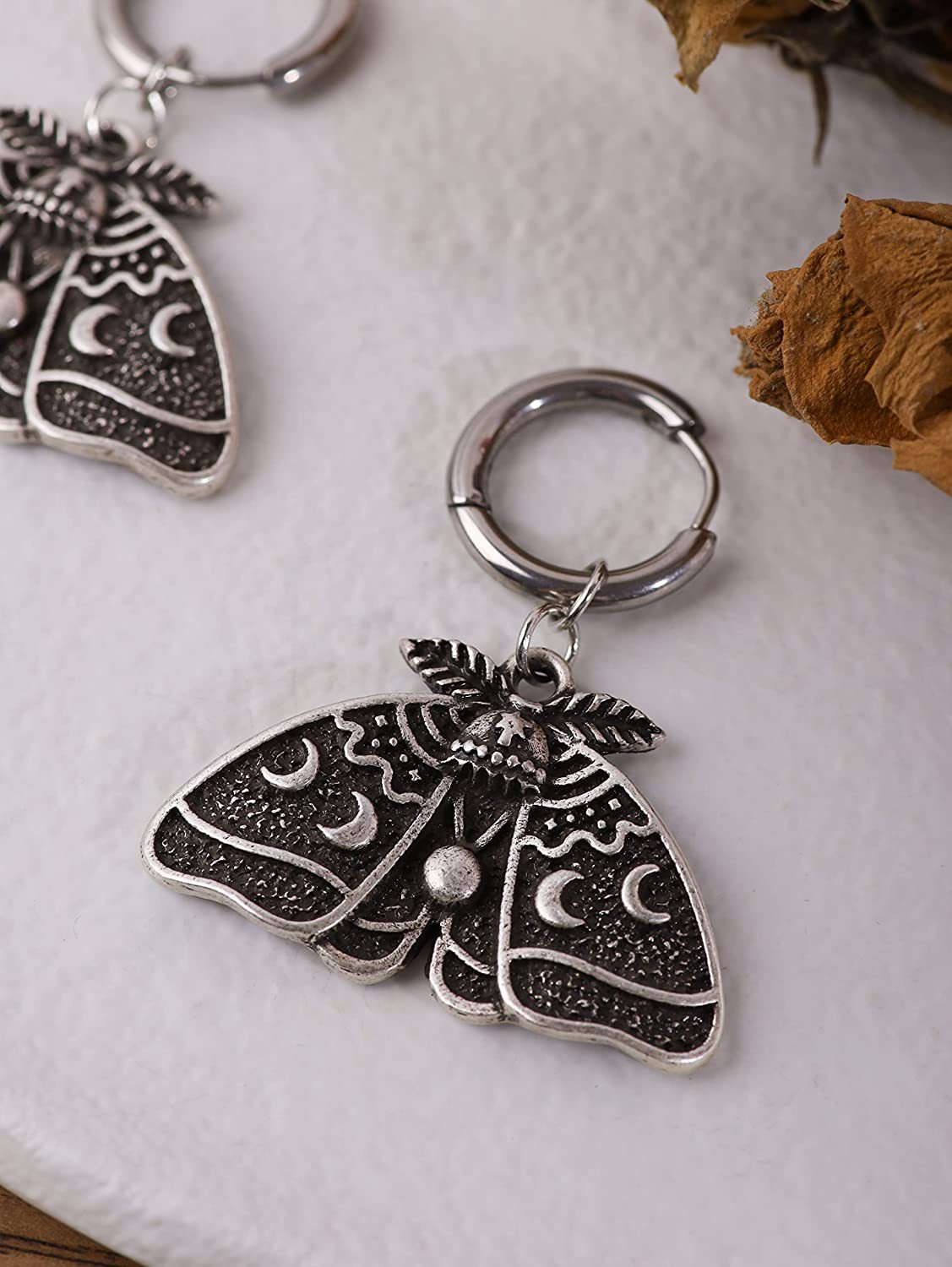 Ohrringe Gothic Insekten Ohrringe stehlen Mondphasen Schmuck_voghion.com