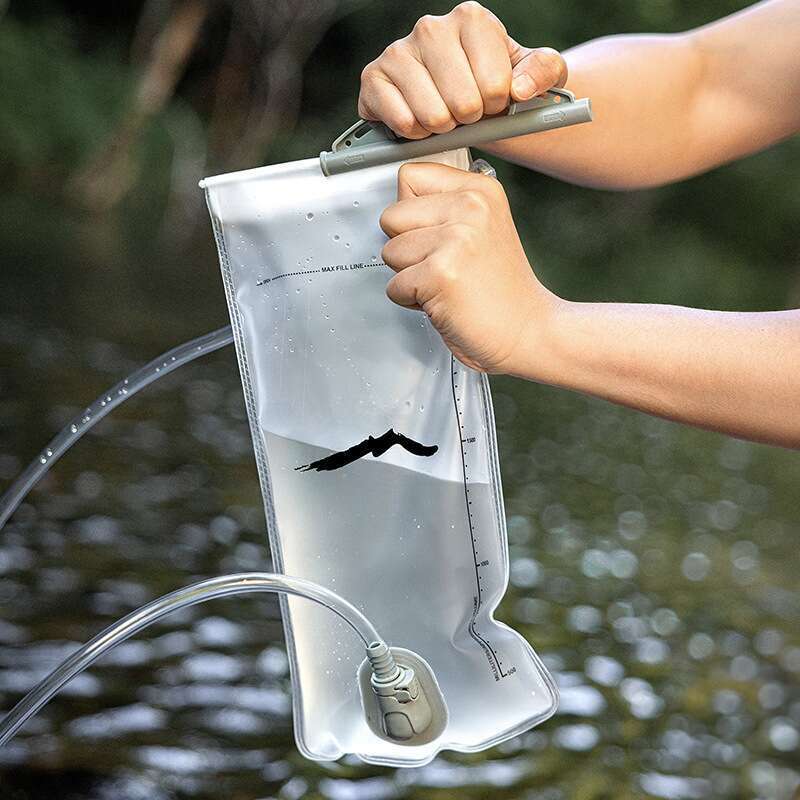 Outdoor Sports Portable Running Mountaineering Large Capacity Folding 1.5L2L Off Road Cycling Marathon Water Bag_voghion.com