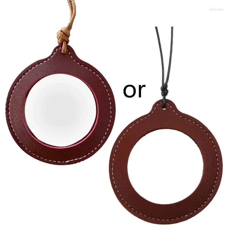 Colliers pendentifs Loupe Collier lanière en cuir Loupe portative pour la lecture_voghion.com