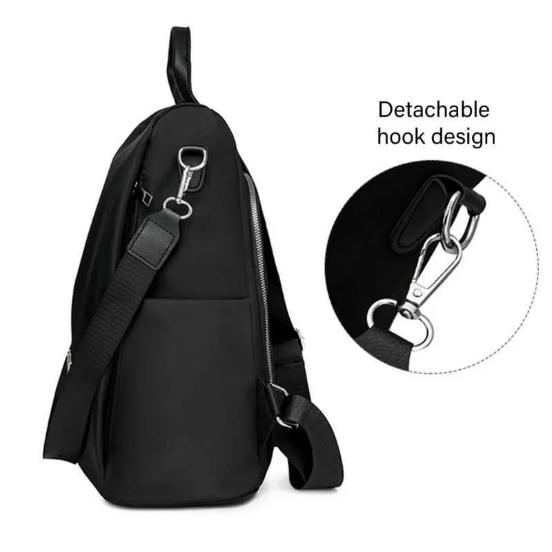 Stilvoller Damen-Rucksack mit Funktionstaschen, Umhängetasche, Diebstahlschutz, modischer Tagesrucksack für den täglichen Gebrauch C241021_voghion.com