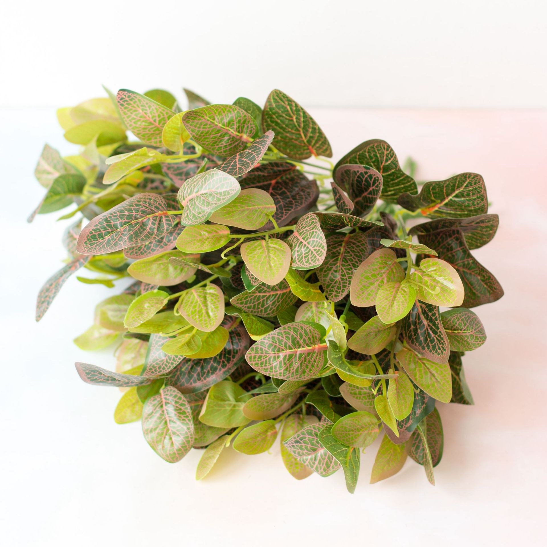 Materiali per pareti vegetali Ingegneria delle foglie verdi Foglie posteriori di tartaruga a 7 forcelle Fiori di simulazione Piantagione da interno_voghion.com