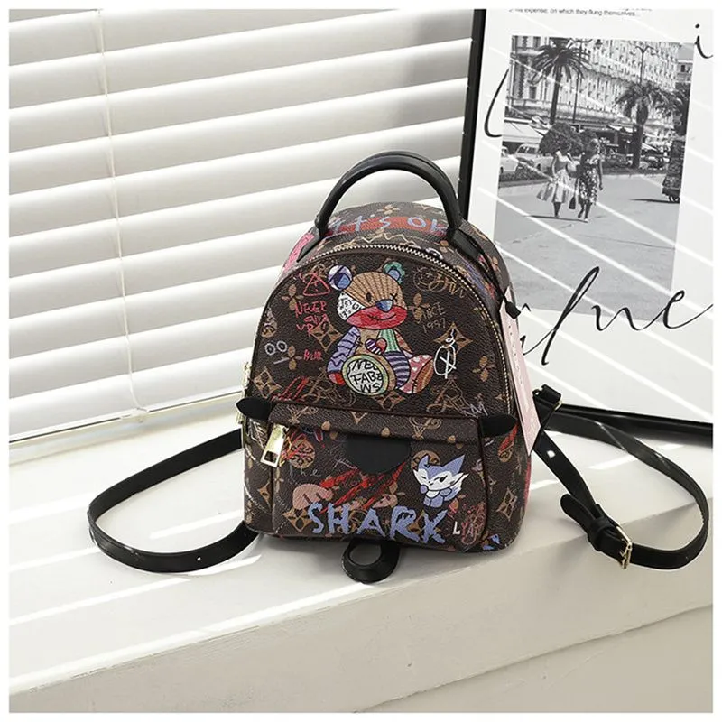 Designer Bag Free Shipping 2025 Fashion Light High-end Texture Printed Graffiti Handbag For Womens_voghion.com