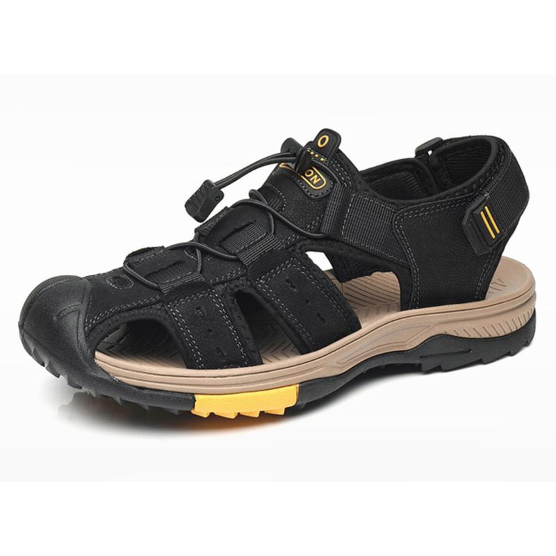 Cross-border plus-size men 2024 summer outdoor non-slip sandals men's new trend leisure beach shoes_voghion.com