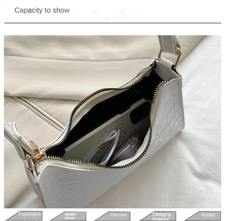 Fashion Exquisite Shopping Bag Retro Casual Tote Shoulder Bags Female Leather Solid Color Chain Handbag for Women 241120_voghion.com