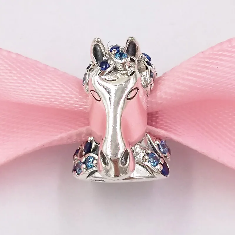 Sterling Silber Bohemian Schmuckherstellungsset Disney Frozen Nokk Pferd Charm Mädchen Perlen Kettenset Herren Armreifen für Frauen DIY_voghion.com