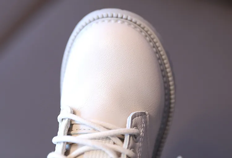Kids Leather Waterproof Children Sneakers for Baby Girls Boots Toddler Boys Shoes Happysteps School Party Size_voghion.com