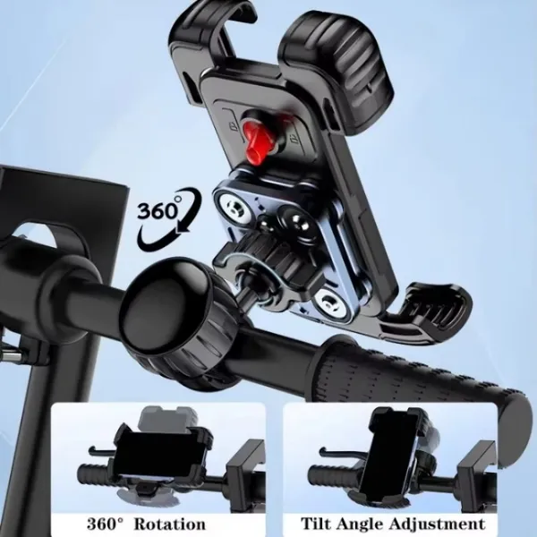 Universal Smartphone Mount For Bicycle And Motorcycle 360 Rotation_voghion.com