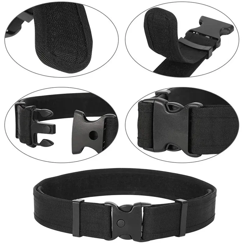 10-in-1-taktische Sicherheitsgürtel, multifunktionaler Pistolenhalfter, Taschenlampenbeutel-Set, Utility-Kit, Dienstgürtel 250715_voghion.com