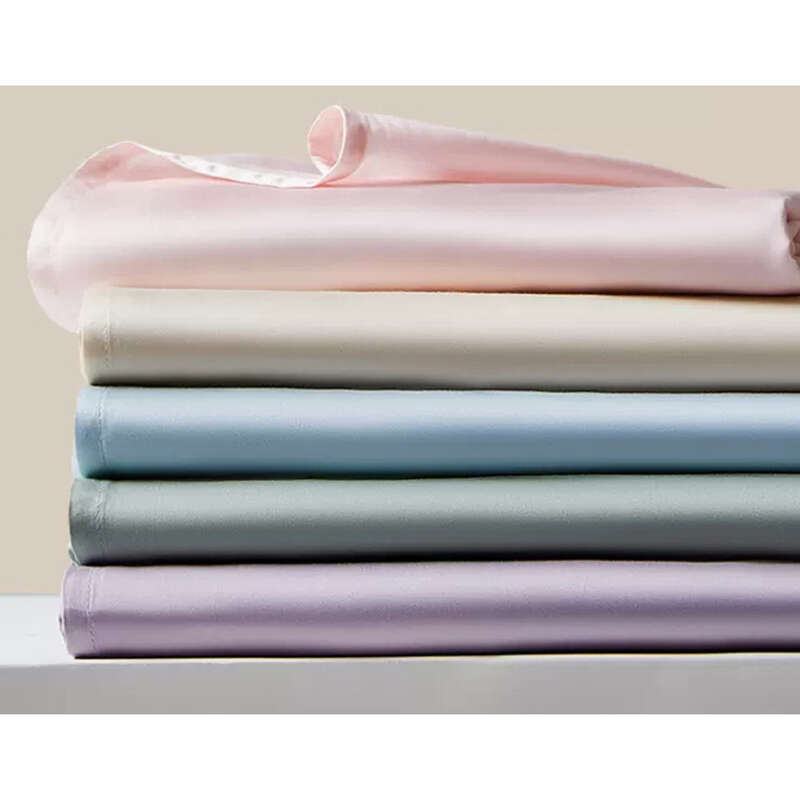 Grado A 100 Lycra Tencel letto, singolo tinta unita primavera Ice Silk lenzuolo, federa, set da 3 pezzi, estate_voghion.com