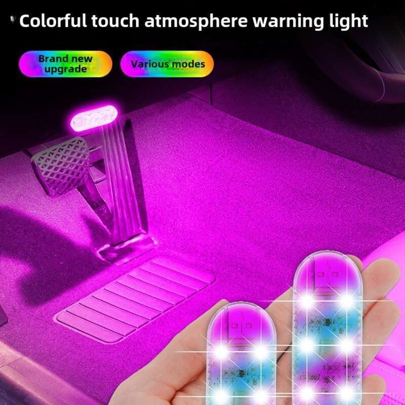 Lampe d'ambiance rechargeable avec port USB, interrupteur tactile pour plusieurs modes de réglage, charge cyclique, plafonnier_voghion.com