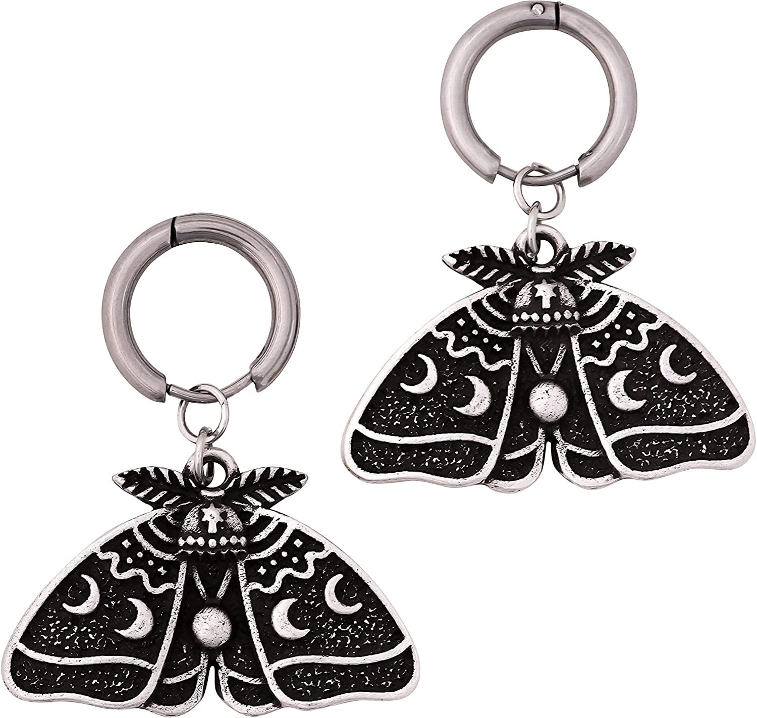 Ohrringe Gothic Insekten Ohrringe stehlen Mondphasen Schmuck_voghion.com