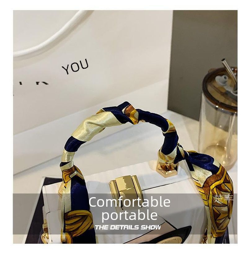 2023 grenzüberschreitende neue Box-Dinner-Tasche personalisierte Nischen-Graffiti-Handytasche Retro-Kette Handytasche_voghion.com