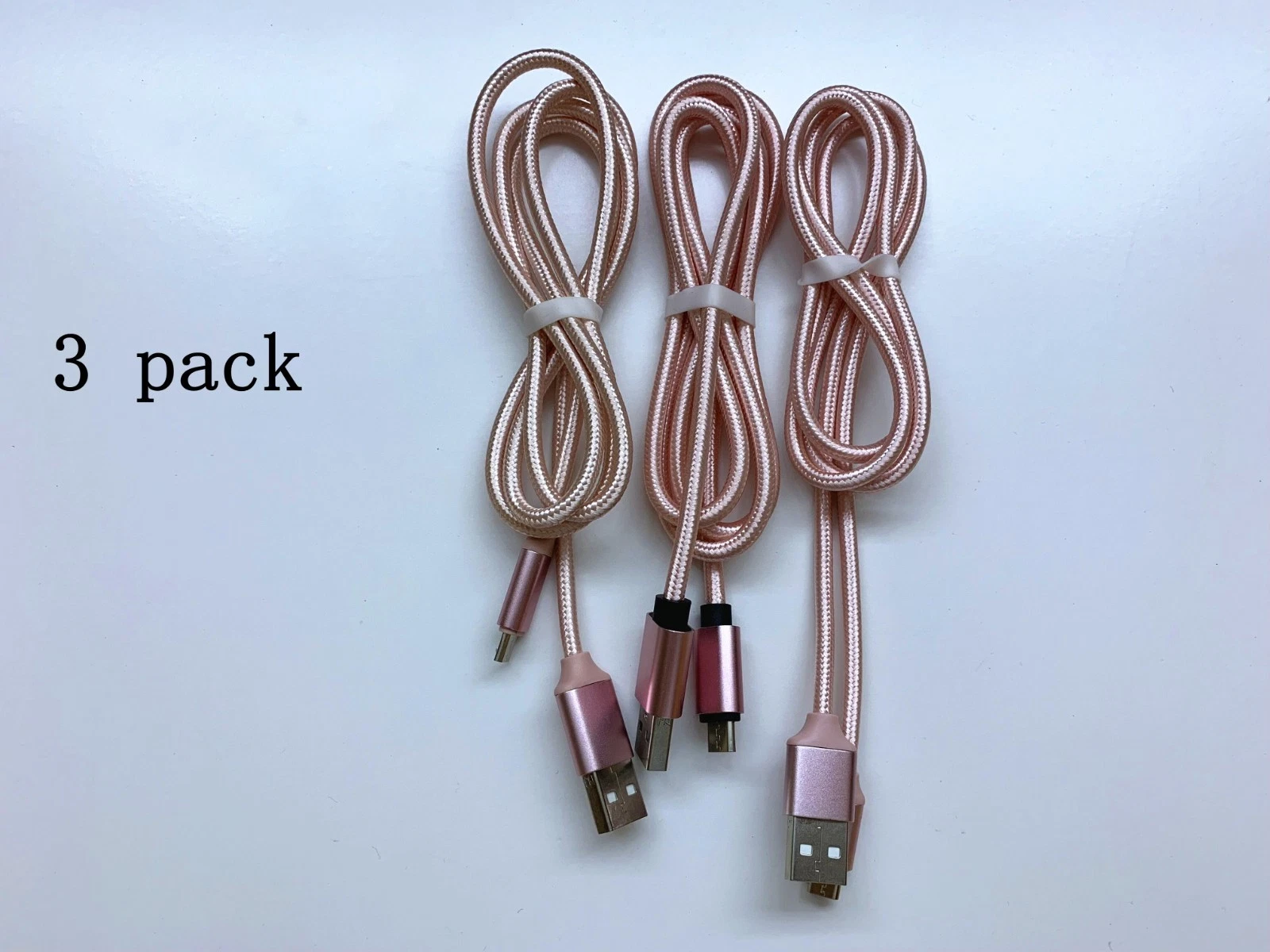 3-Pack 3ft Micro USB Charger Fast Charging Cable Cord For Samsung Android Phone_voghion.com