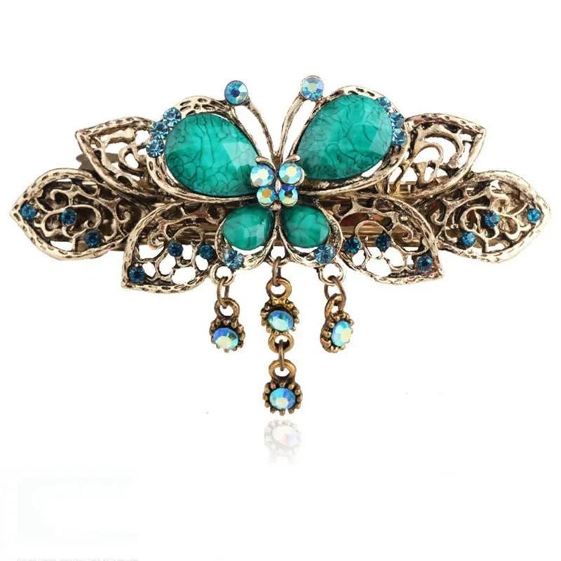 3 pz/pacco/lotto elegante vintage classico stile cinese fiore farfalla Phoenix forcine supporto morsetto barrette clip per capelli_voghion.com